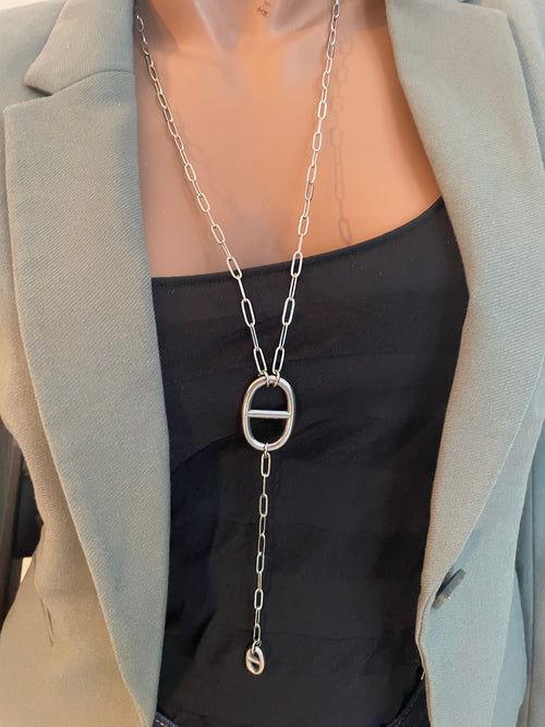 Sautoir Maille Marine